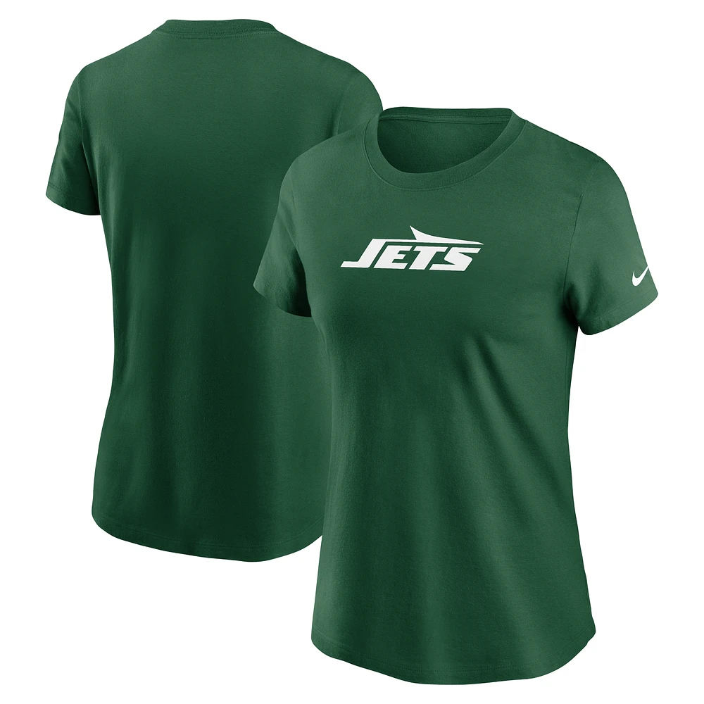 Women's Nike Green New York Jets Primary Logo T-Shirt