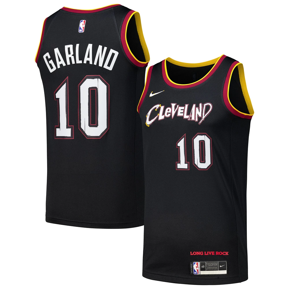 Men's Nike Darius Garland Black Cleveland Cavaliers Swingman Player Jersey - City Edition