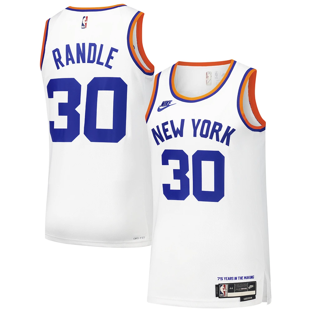 Men's Nike Julius Randle White New York Knicks Swingman Player Jersey - Classic Edition