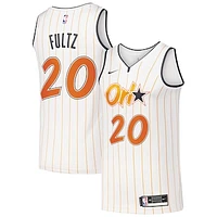 Men's Nike Markelle Fultz White Orlando Magic Swingman Player Jersey - City Edition