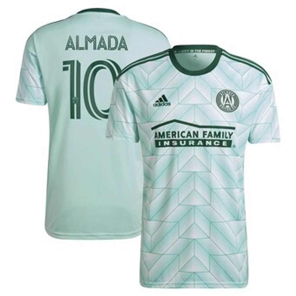 Men's adidas Thiago Almada Mint Atlanta United FC 2023 The Forest Kit Replica Jersey