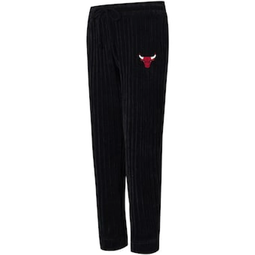 Women's College Concepts Black Chicago Bulls Linger Pants