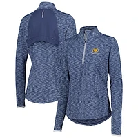 Women's Zero Restriction Navy Presidents Cup Shae Quarter-Zip Top