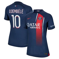 Women's Nike Ousmane Dembélé Navy Paris Saint-Germain 2023/24 Home Match Authentic Player Jersey