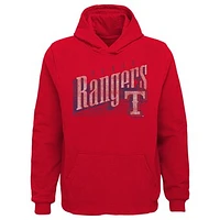 Youth Red Texas Rangers Winning Streak Pullover Hoodie