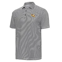 Men's Antigua Black LSU Tigers Skills Polo