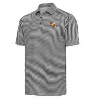 Men's Antigua Black LSU Tigers Skills Polo