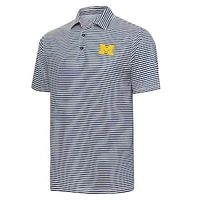Men's Antigua Navy Michigan Wolverines Skills Polo