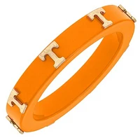 Women' CANVAS Style Tennessee Volunteers Resin Logo Bangle
