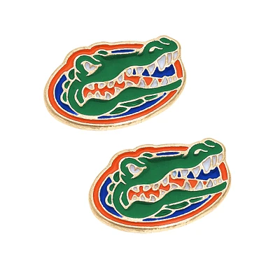 Women' CANVAS Style Florida Gators Enamel Stud Earrings
