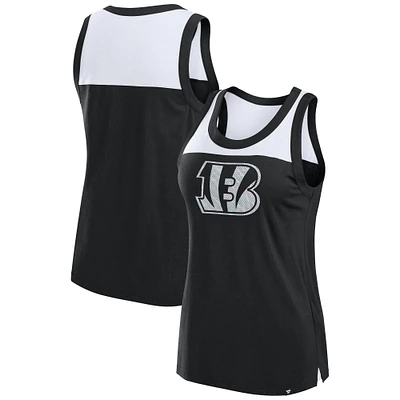 Women's Fanatics Black Cincinnati Bengals Sequin Tank Top