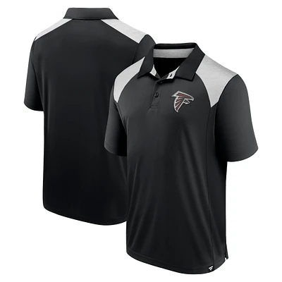 Men's Fanatics Black Atlanta Falcons Primary Polo