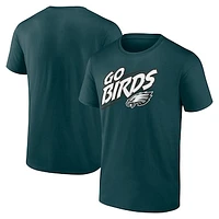 Men's Fanatics Midnight Green Philadelphia Eagles Hometown Offensive Drive T-Shirt