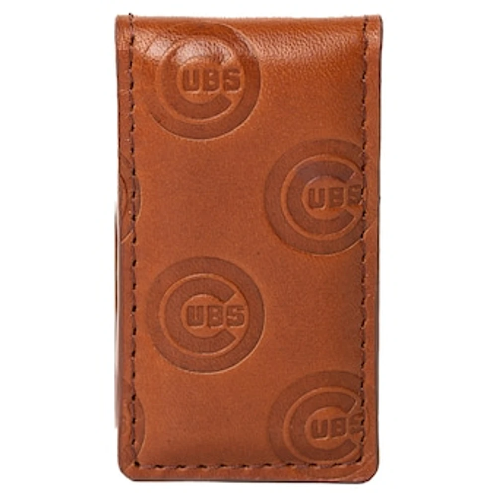 Lusso Brown Chicago Cubs Sammy Magnetic Money Clip