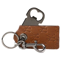 Lusso Brown New York Yankees Sagar Keychain Bottle Opener