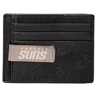 Lusso Black Phoenix Suns Sanford Front Pocket Wallet with Money Clip