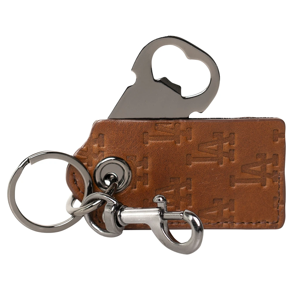 Lusso Brown Los Angeles Dodgers Sagar Keychain Bottle Opener