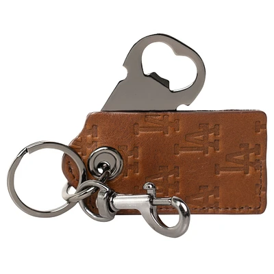 Lusso Brown Los Angeles Dodgers Sagar Keychain Bottle Opener
