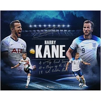 Harry Kane Tottenham Hotspur Autographed 16" x 20" Collage with Multiple Inscriptions - Limited Edition of 23