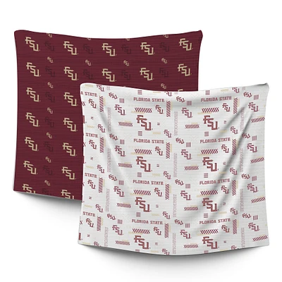 Infant Pegasus  Florida State Seminoles 47" x 47" Home & Away Two-Piece Muslin Blanket Set
