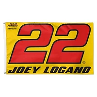 WinCraft  Joey Logano One-Sided 3' x 5' Deluxe Flag