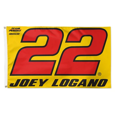 WinCraft  Joey Logano One-Sided 3' x 5' Deluxe Flag