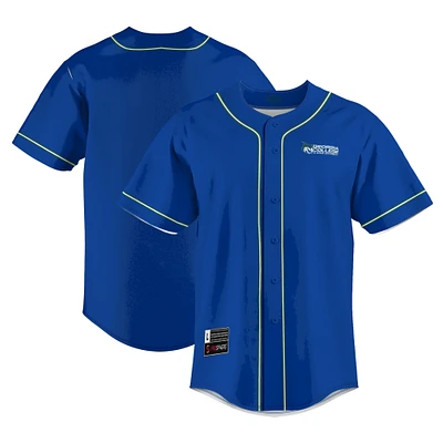 Men's GameDay Greats  Blue Georgia College Bobcats Lightweight Baseball Jersey