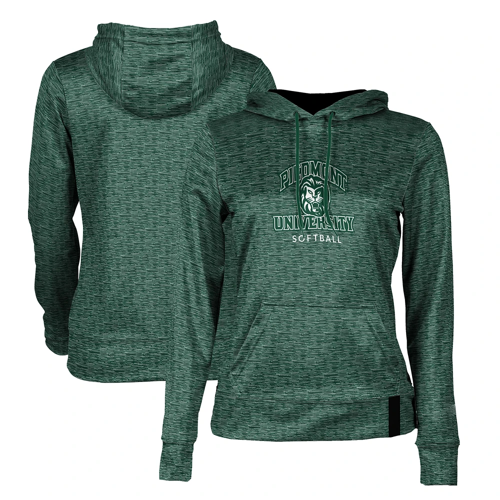 Women's ProSphere Green Piedmont Lions Softball Pullover Hoodie