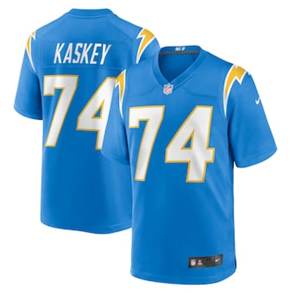 Men's Nike Matt Kaskey Powder Blue Los Angeles Chargers Team Game Jersey