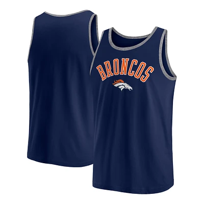 Men's Fanatics Navy Denver Broncos Bet Tank Top