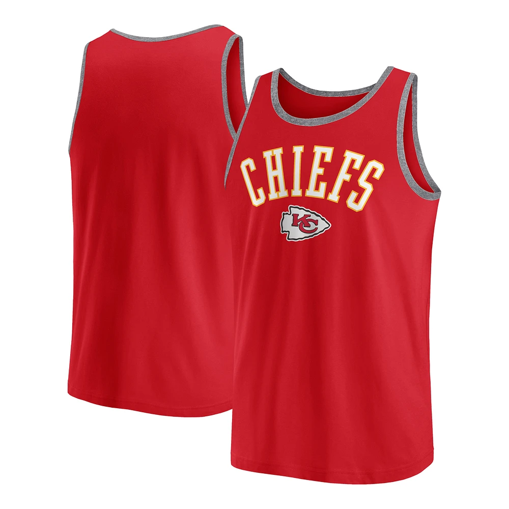 Men's Fanatics Red Kansas City Chiefs Bet Tank Top