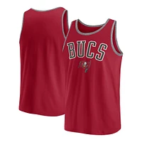 Men's Fanatics Red Tampa Bay Buccaneers Bet Tank Top