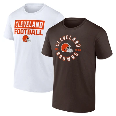 Men's Fanatics Cleveland Browns Serve T-Shirt Combo Pack