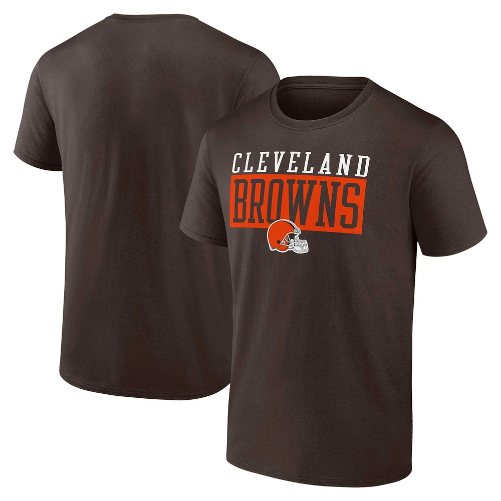 Men's Fanatics  Brown Cleveland Browns Hard to Beat T-Shirt