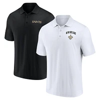 Men's Fanatics New Orleans Saints Lockup Two-Pack Polo Set