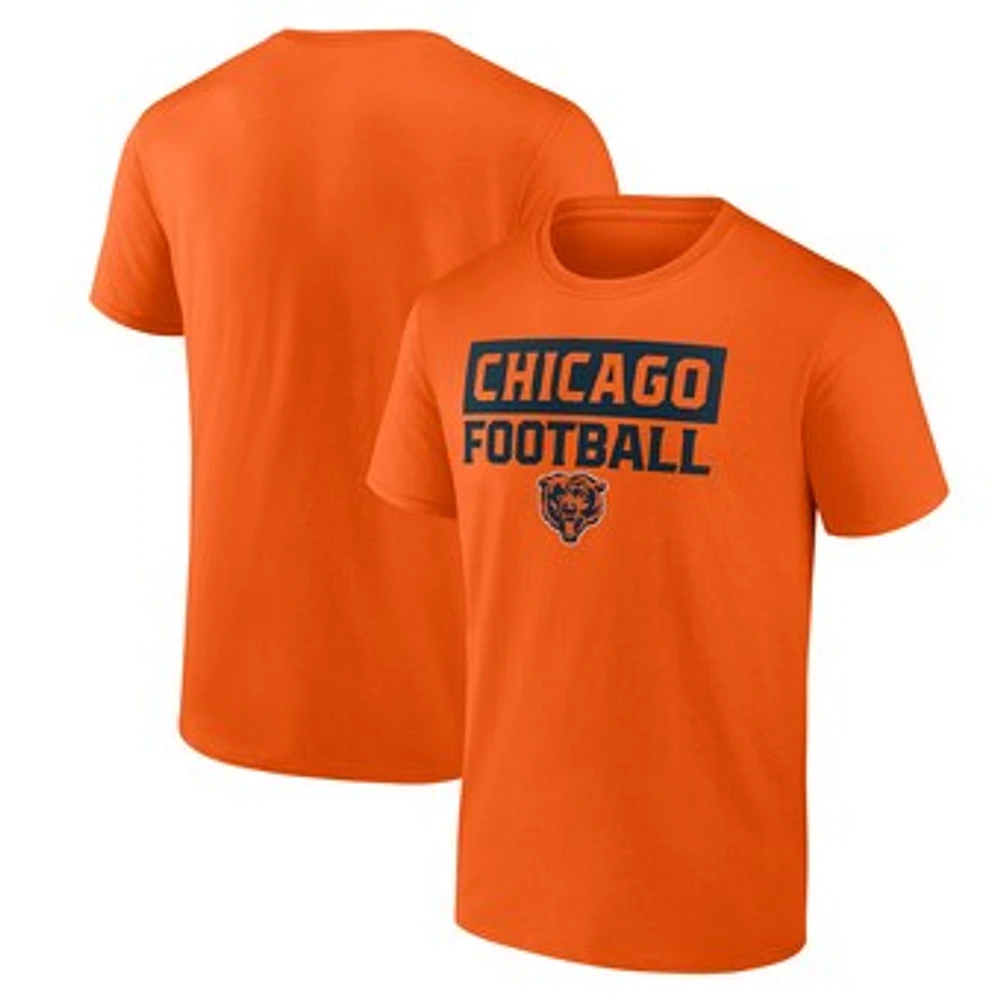 Men's Fanatics Orange Chicago Bears Serve T-Shirt