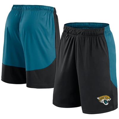 Men's Fanatics Black/Teal Jacksonville Jaguars Go Hard Shorts