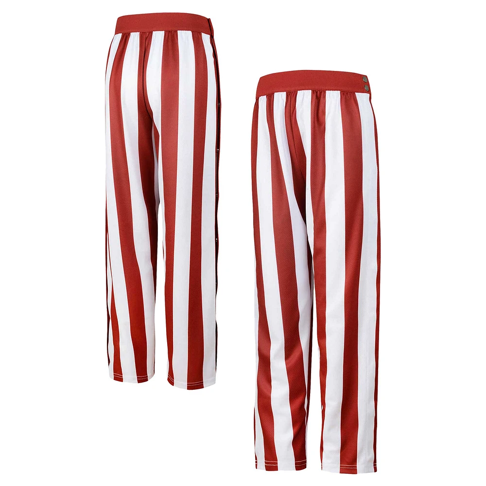 Youth Crimson/White Indiana Hoosiers Candy Stripe Pants