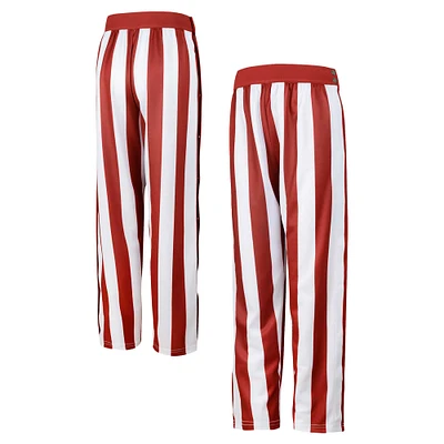 Youth Crimson/White Indiana Hoosiers Candy Stripe Pants