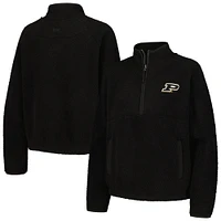 Women's Black Purdue Boilermakers Everest Half-Zip Sweatshirt