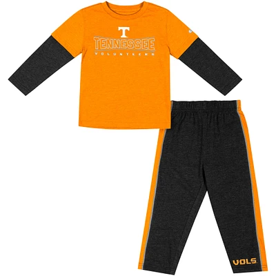 Toddler Colosseum Tennessee Orange/Black Volunteers Long Sleeve T-Shirt & Pants Set