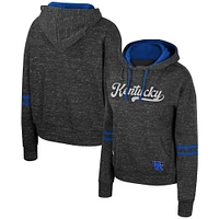 Women's Colosseum  Charcoal Kentucky Wildcats Catherine Speckle Pullover Hoodie