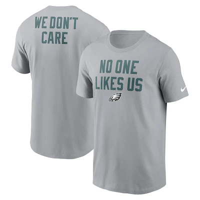 Men's Nike  Gray Philadelphia Eagles Local T-Shirt