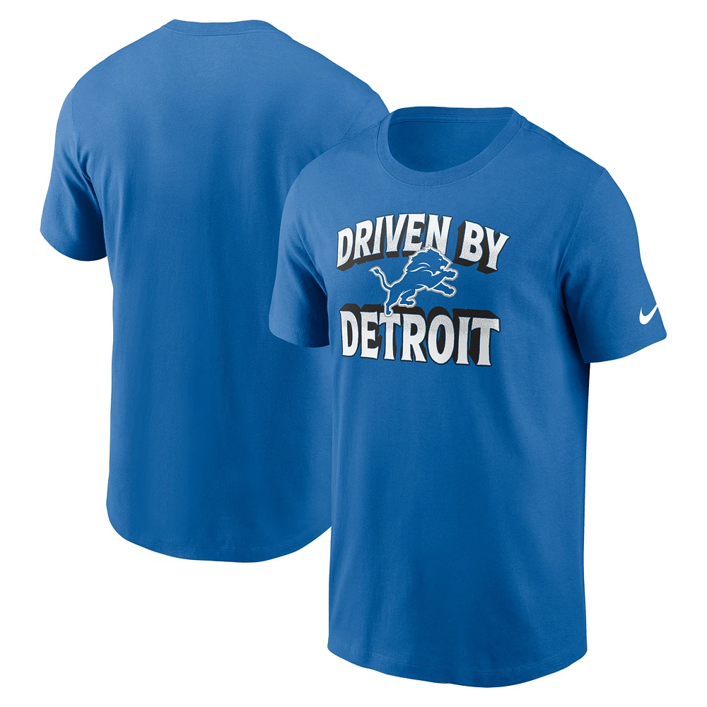 Men's Nike Blue Detroit Lions Local T-Shirt