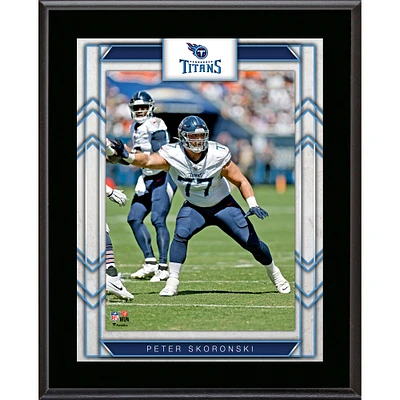 Peter Skoronski Tennessee Titans 10.5" x 13" Sublimated Player Plaque