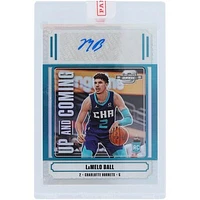 LaMelo Ball Charlotte Hornets Autographed 2020-21 Panini Contenders Optic Up and Coming Prizm #UC-LMB #36/99 Rookie Card