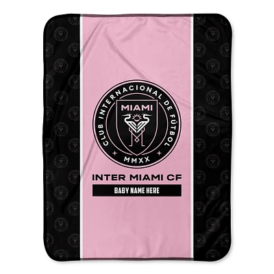 Chad & Jake Inter Miami CF Icon 30" x 40" Personalized Baby Blanket