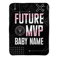 Chad & Jake Inter Miami CF Future MVP 30" x 40" Personalized Baby Blanket