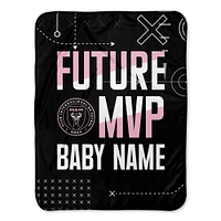 Chad & Jake Inter Miami CF Future MVP 30" x 40" Personalized Baby Blanket