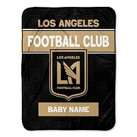 Chad & Jake LAFC Emblem 30" x 40" Personalized Baby Blanket